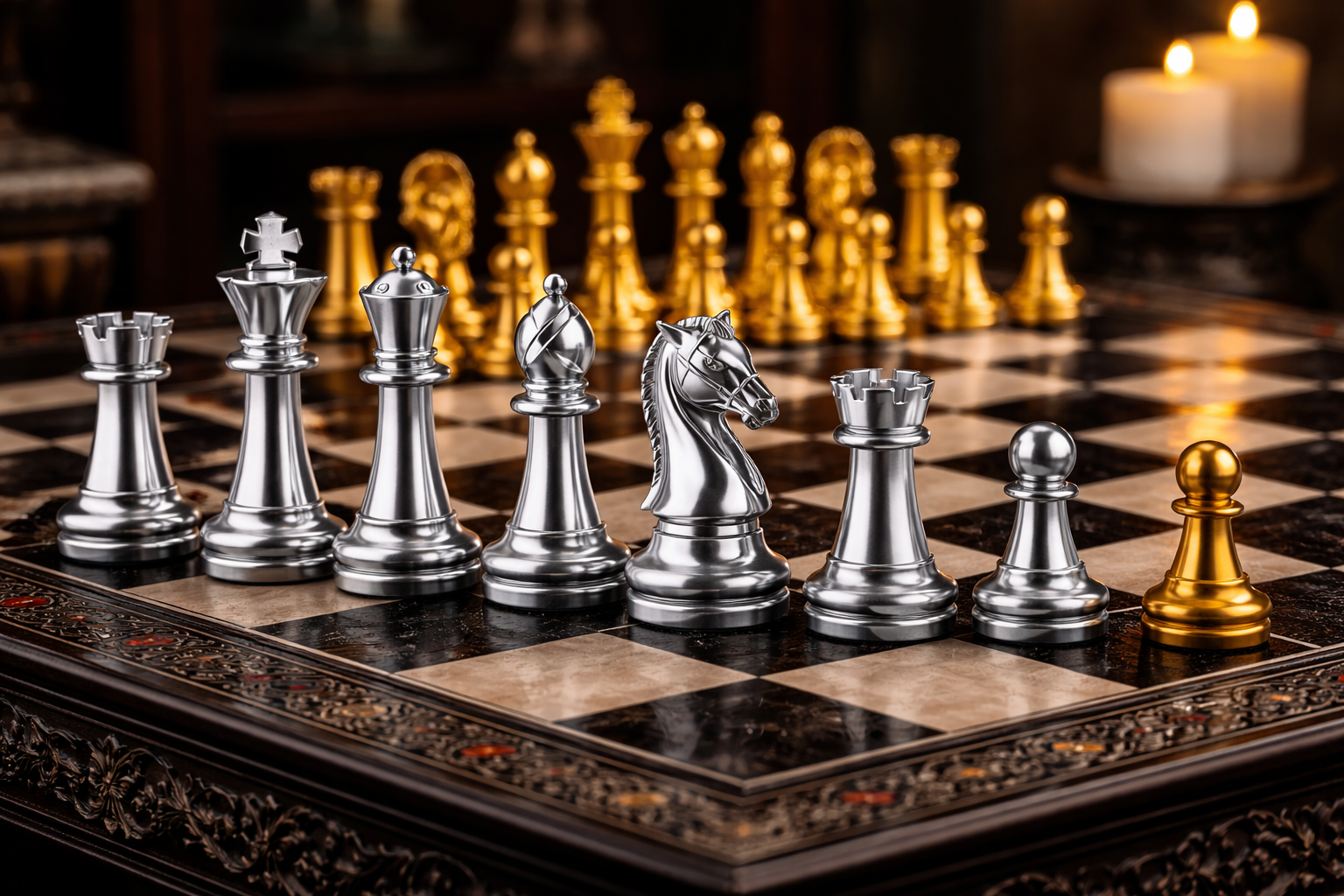 Pièces échecs Haute gamme